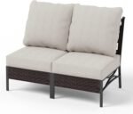 Outdoor Metal & PE Rattan Sofa (2-Seater) – OEM/ODM Project - Image 2