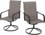 Swivel Metal Outdoor Dining Chair – OEM/ODM Project - Image 2
