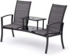 Metal Outdoor Duo Seat with Center Table – OEM/ODM Project