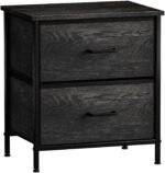 2-Drawer Fabric Nightstand with Metal Frame – OEM/ODM Project - Image 6