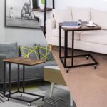 Mobile Slide-Under Sofa Table with Metal Frame – OEM/ODM Project - Image 4