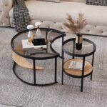 Nesting Round Coffee Table Set (Tempered Glass Top) – OEM/ODM Project - Image 4