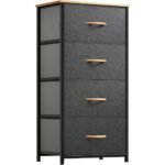 4-Drawer Fabric Storage Tower with Metal Frame – OEM/ODM Project - Image 3