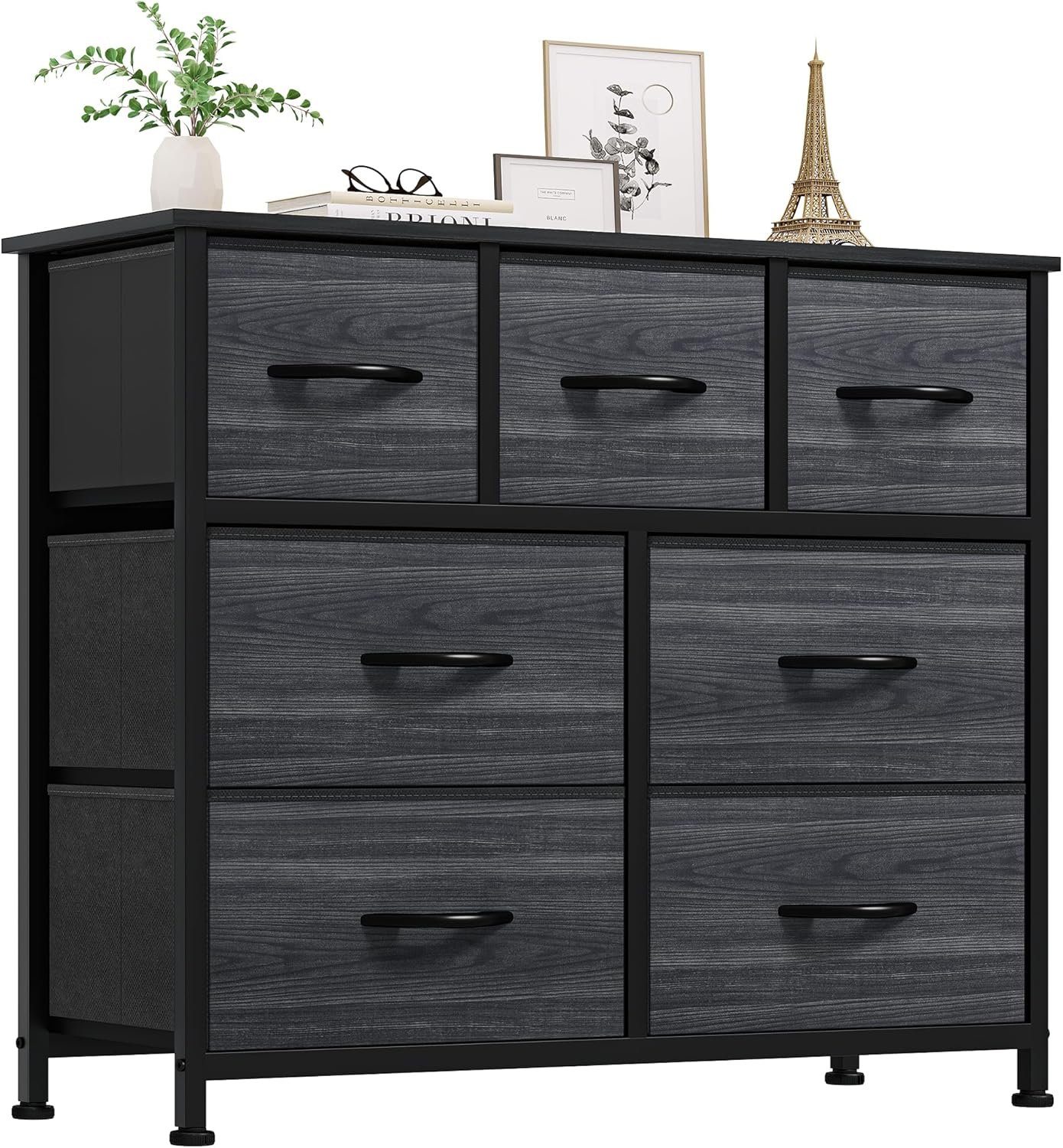 10002 7-Drawer Fabric Storage Dresser with Metal Frame – OEM/ODM Project - Image 1