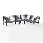 Metal Outdoor Sofa Set (4-Piece) with Fabric Cushions – OEM/ODM Project - Image 3