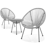 PE Rattan Metal Frame Outdoor Chair – OEM/ODM Project - Image 4
