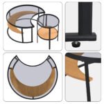 Nesting Round Coffee Table Set (Tempered Glass Top) – OEM/ODM Project - Image 2