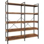 Triple Wide 5-Tier Bookshelf with Open Shelves – OEM/ODM Project - Image 4