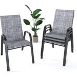 Stackable Metal Outdoor Dining Chair – OEM/ODM Project - Image 5