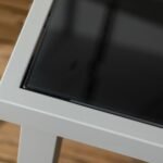 Metal Outdoor Dining Set with Glass-Top Table – OEM/ODM Project - Image 5