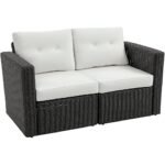 Outdoor Metal & PE Rattan Sofa (2-Seater) – OEM/ODM Project - Image 3
