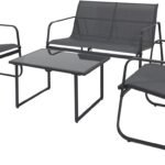 Metal Outdoor Lounge Set with Coffee Table – OEM/ODM Project
