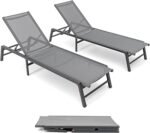 Aluminum Outdoor Chaise Lounge (Set of 2) – OEM/ODM Project - Image 2