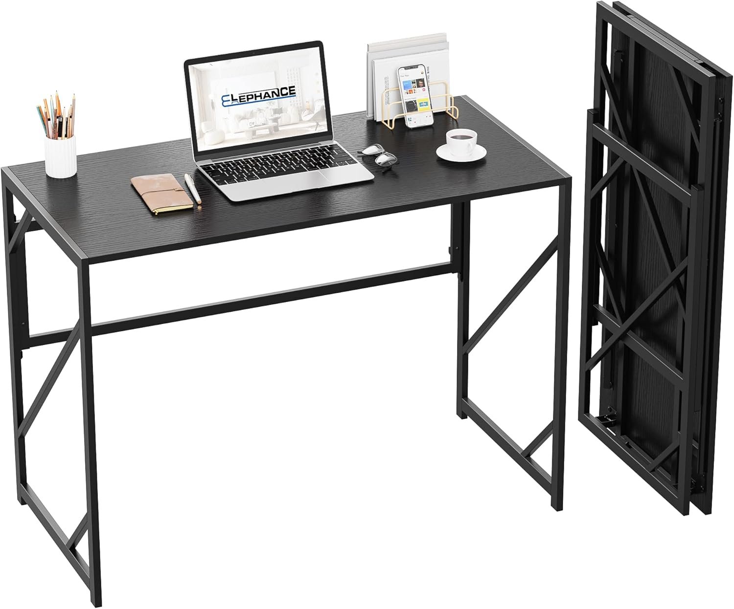 10005 Folding Computer Desk with Metal Frame – OEM/ODM Project - Image 1