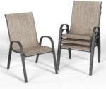 Stackable Metal Outdoor Dining Chair – OEM/ODM Project