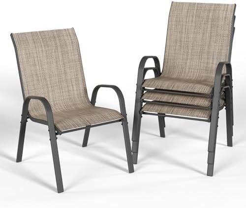 Stackable Metal Outdoor Dining Chair – OEM/ODM Project