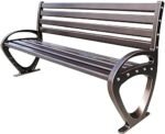 Weatherproof Metal Outdoor Park Bench – OEM/ODM Project - Image 3