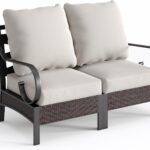 Outdoor Metal & PE Rattan Sofa (2-Seater) – OEM/ODM Project
