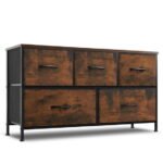 5-Drawer Fabric Storage Dresser with Metal Frame – OEM/ODM Project - Image 3