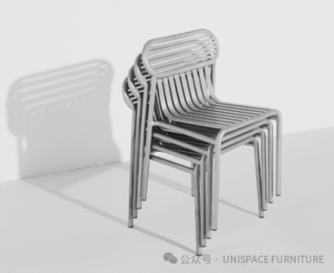Stackable and Project-Oriented Metal Chairs