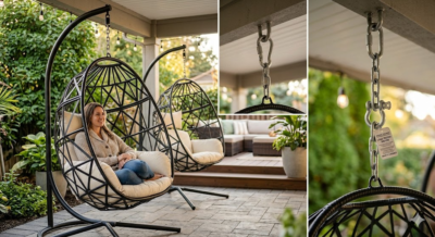 Outdoor Metal Hanging Chairs