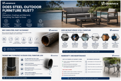 does steel outdoor furniture rust