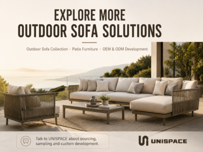  outdoor sofa manufacturer OEM ODM process