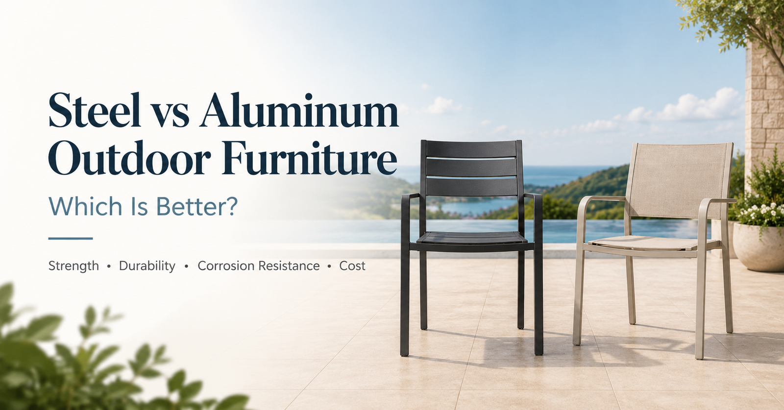 is steel or aluminum better for outdoor furniture