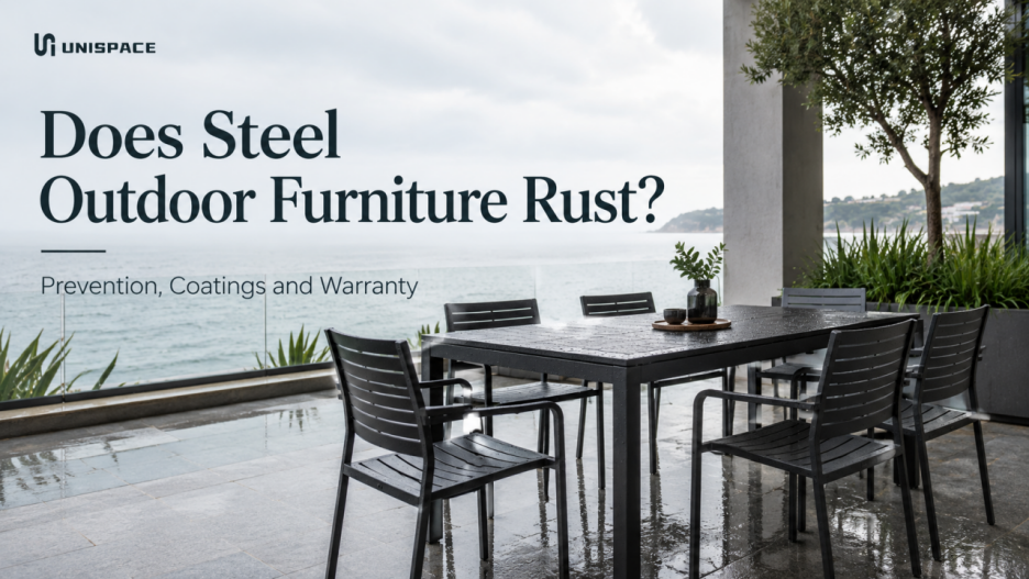 does steel outdoor furniture rust