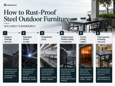 best way to protect outdoor steel furniture legs