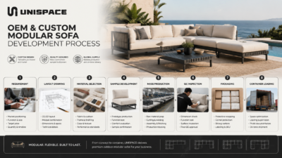 custom modular outdoor sofa OEM ODM development