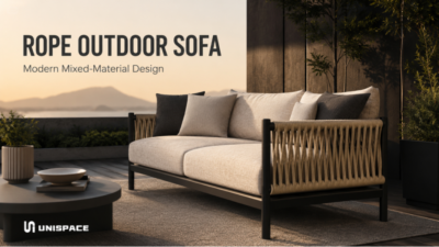 Rope Outdoor Sofas and Modern Mixed-Material Designs