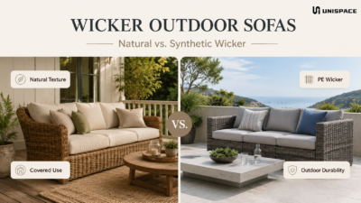 Wicker Outdoor Sofas: Natural vs. Synthetic Wicker