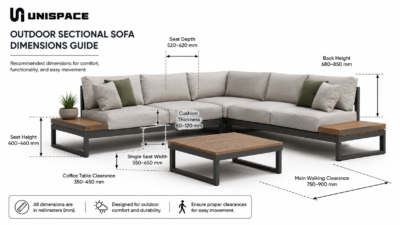 outdoor sofa dimensions guide