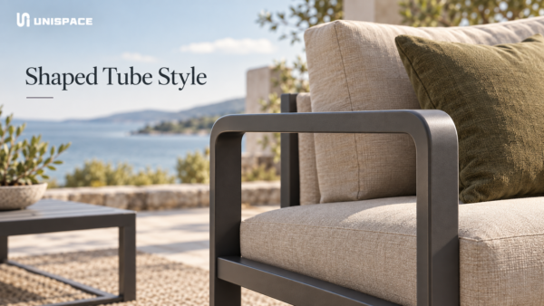 shaped tube custom outdoor sofa frame