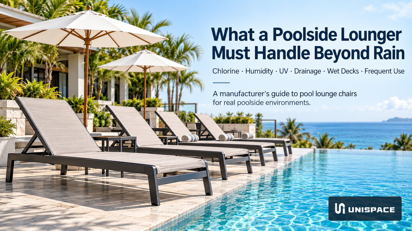 Poolside lounger application