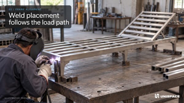 Illustrative process | Frame alignment during welding
