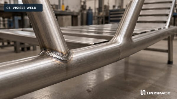 Illustrative image | Visible weld before surface finishing